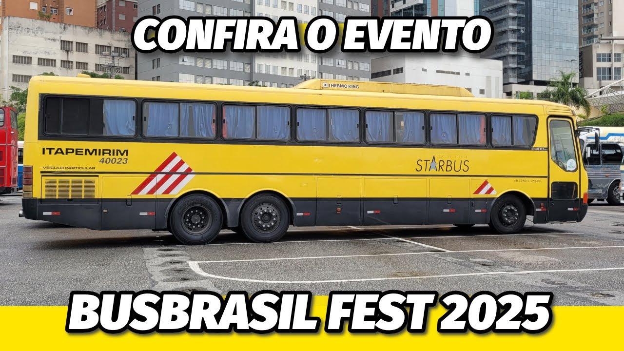 O QUE ROLOU na BUS BRASIL FEST 2025 | EXPOSIÇÃO DE ÔNIBUS NOVOS E ANTIGOS