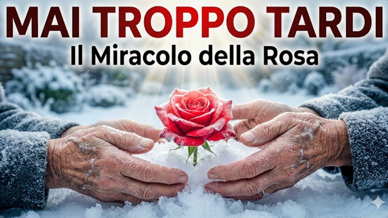 🌹🌹LA ROSA NELLA NEVE: Il Messaggio Segreto di Santa Rita per chi si sente 