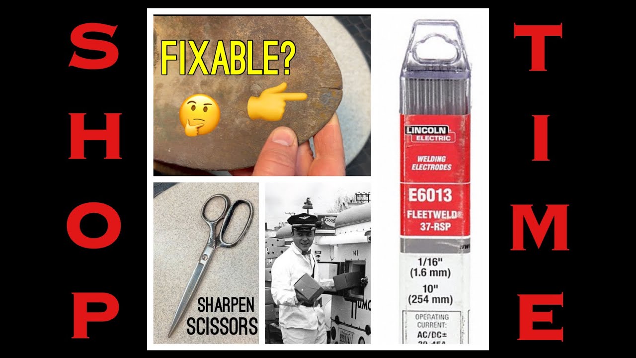 Vietnam Era 1967 Entrenching Tool Repair? Quick and Easy Scissor Sharpening.  Plan B