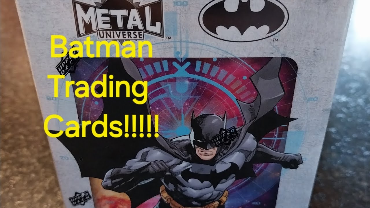 Opening 2025 Upper Deck Skybox Metal Universe Batman Value Box