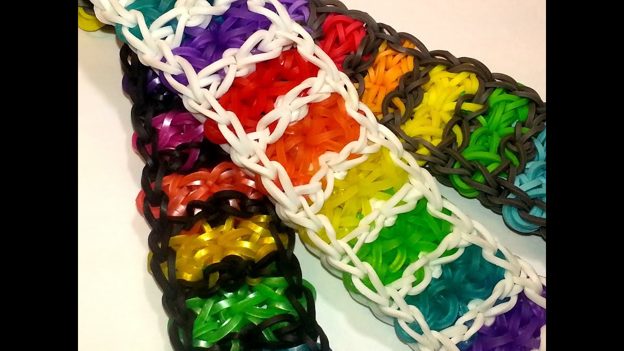 Boardwalk Bracelet Tutorial by feelinspiffy (Rainbow Loom)