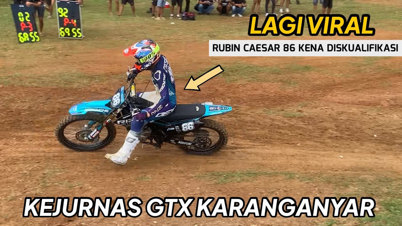 Lagi Viral‼️ Rubin Caesar 86 Terkena DISKUALIFIKASI Kejurnas Grasstrack Seri 2 Karanganyar
