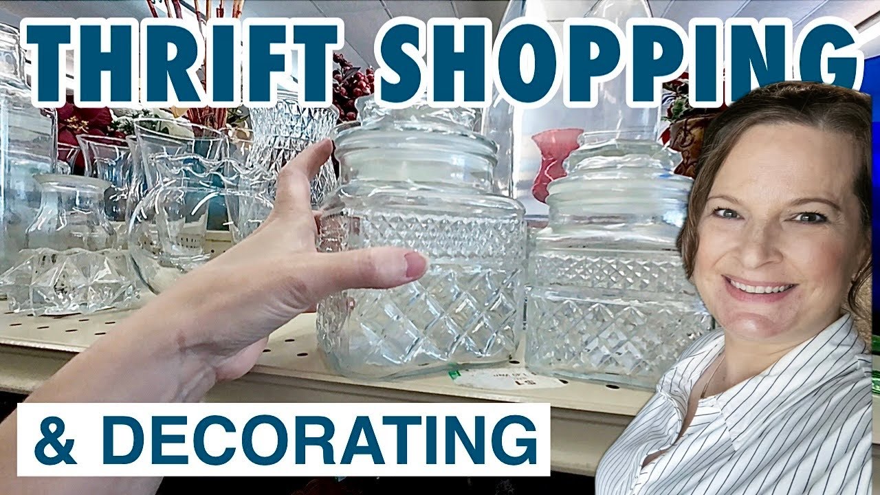 Thrift shopping for a room makeover! Thrifted vs styled. 