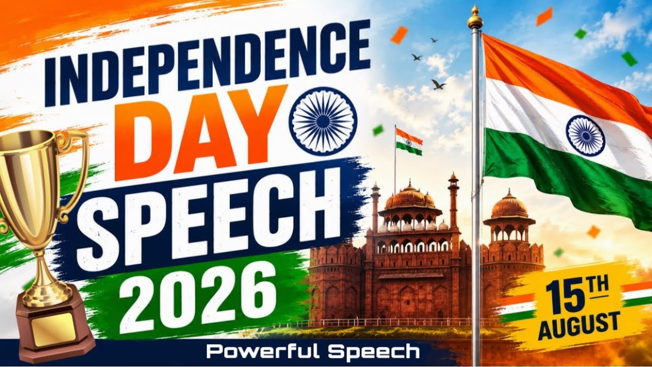 Independence Day Speech in English 2026 | Independence Day of India Speech 2026