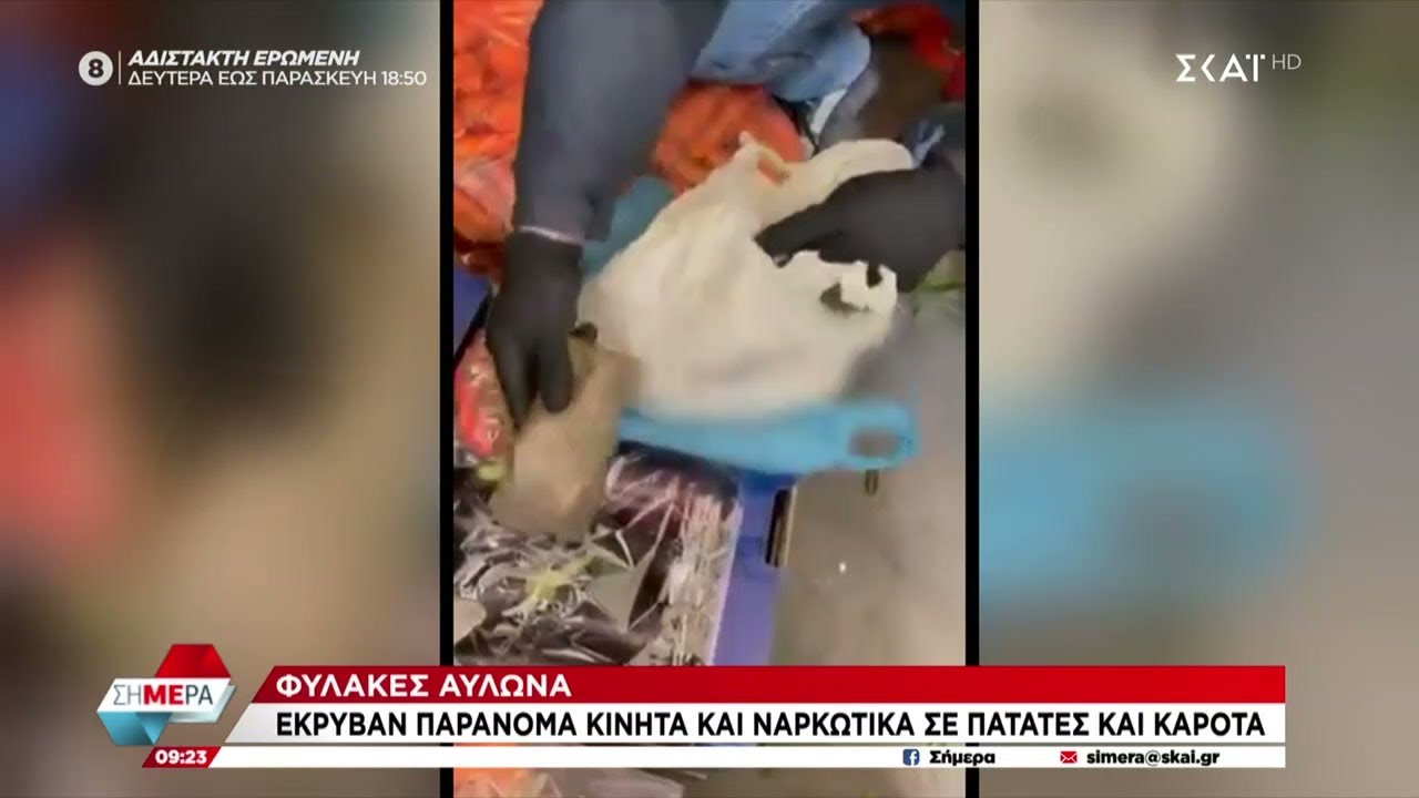 Φυλακές Αυλώνα: Έκρυβαν παράνομα κινητά και ναρκωτικά σε πατάτες και καρότα | Σήμερα | 09/03/2023