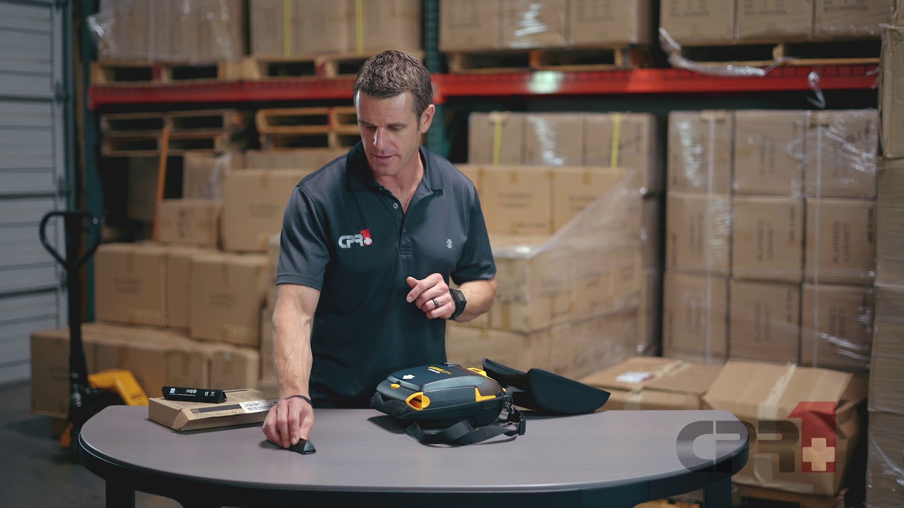 How to Replace the Battery On Physio Control Lifepak CR Plus AED Device