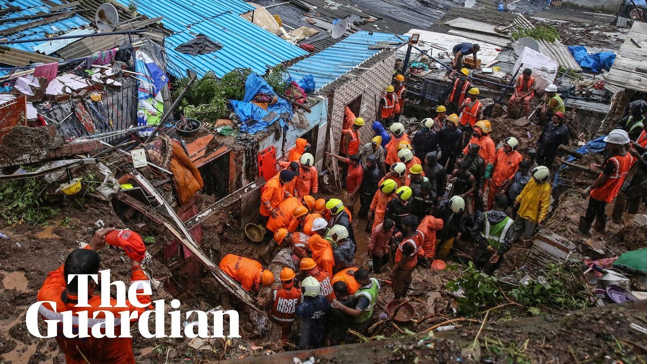 Dozens dead in Mumbai after intense monsoon rains cause landslides