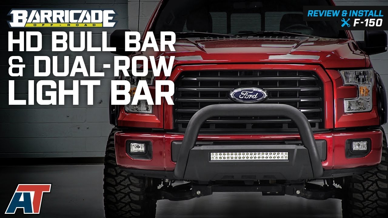 2004-2018 F150 Barricade Bull Bar with Skid Plate & 20