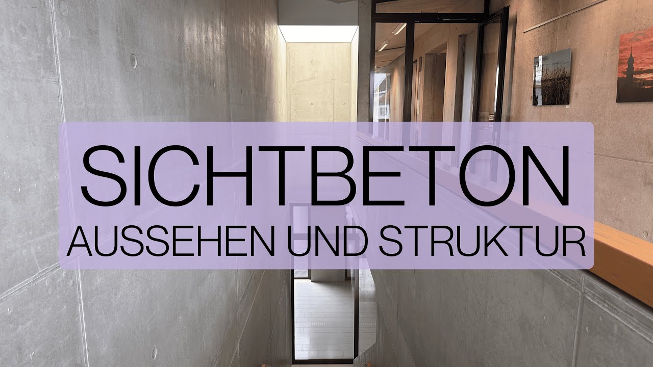 Sichtbeton, der ultimative Baustoff für deinen Hausbau 2027. Was du wissen musst erfährst du hier.