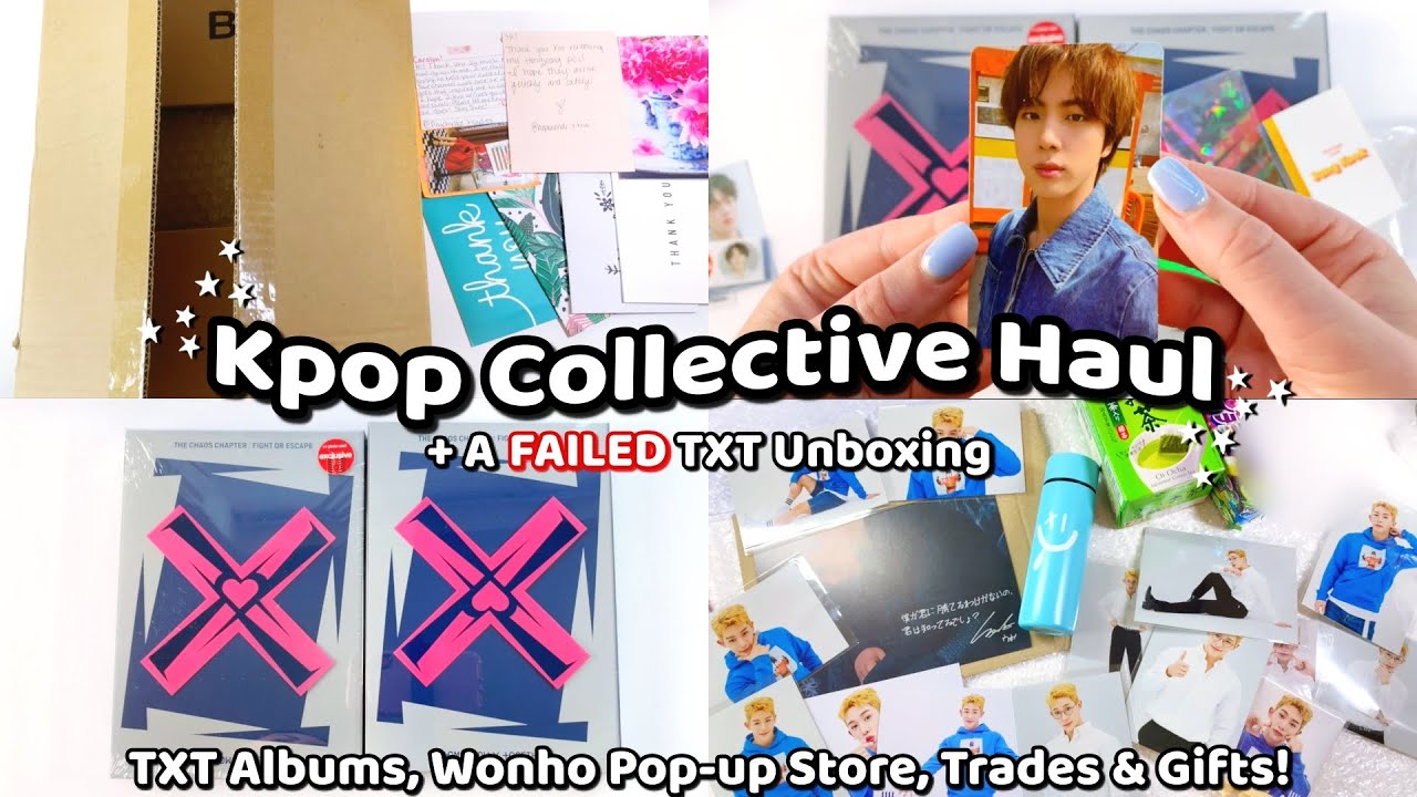 Kpop Collective Haul + A FAILED TXT Unboxing ✰ August 2021