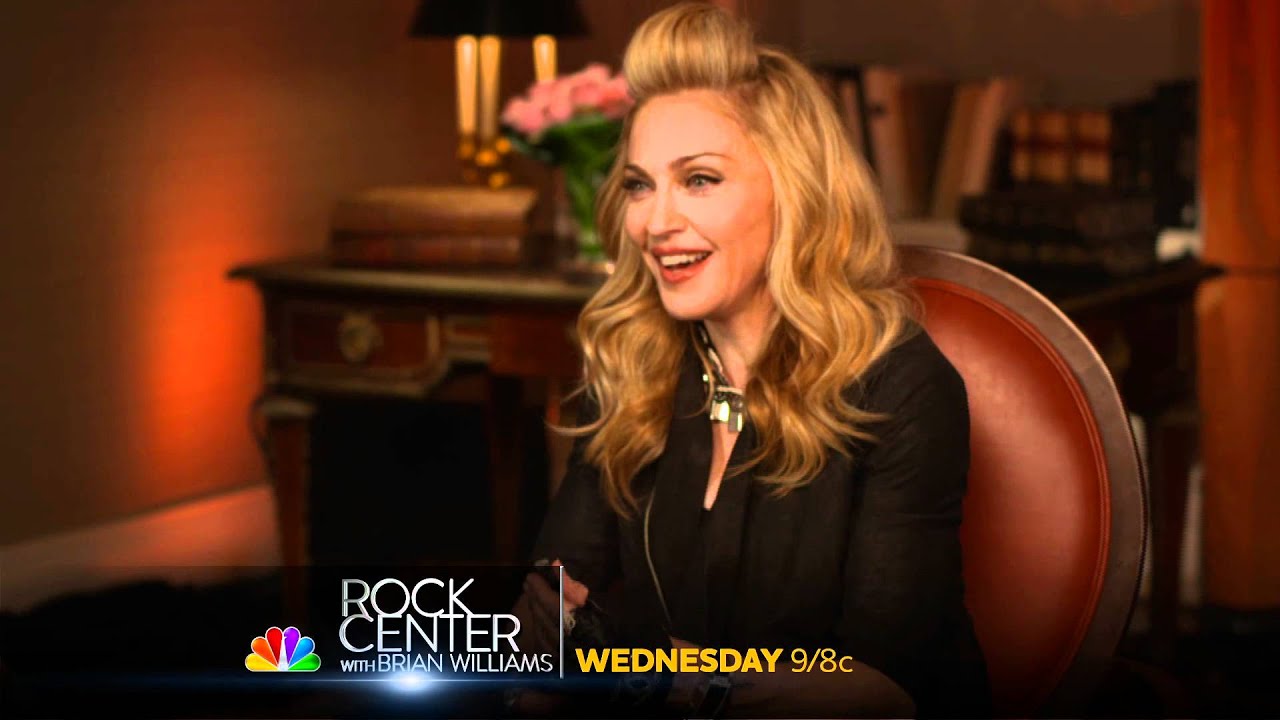 Madonna on Rock Center with Brian Williams