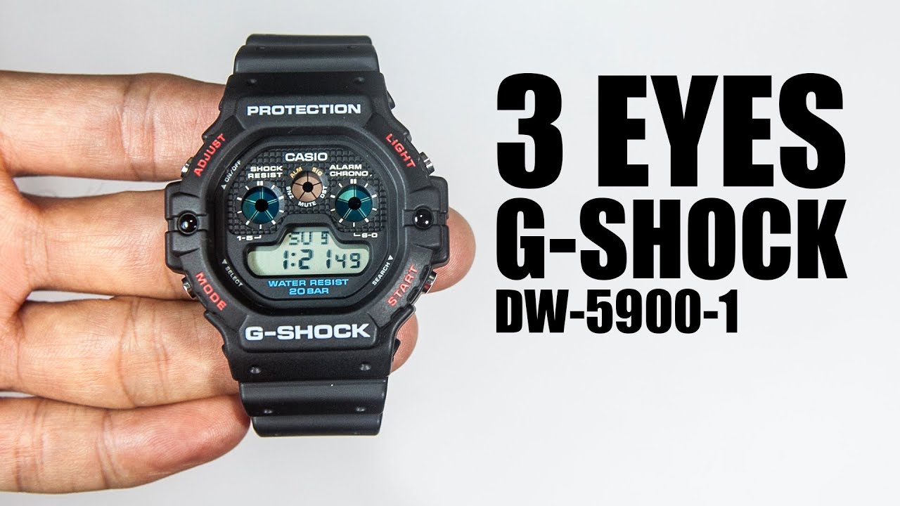 3 EYES G-SHOCK - CASIO DW-5900-1