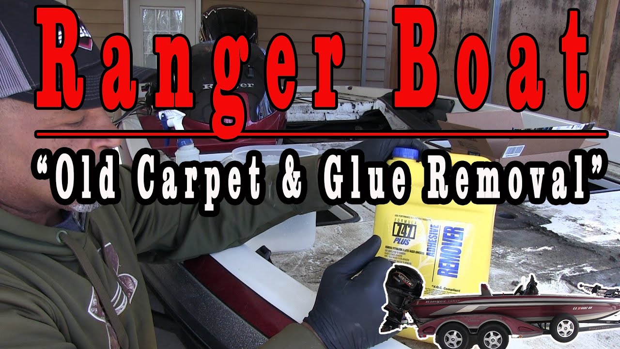 Ranger Boat Old Carpet & Floor Glue Removal (New Product that Helps!)