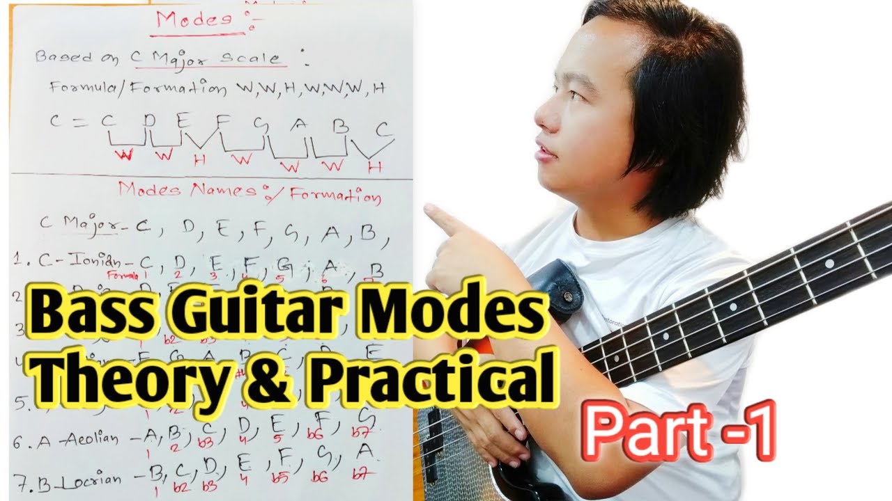 Bass Guitar Modes Theory & Practical Part -1 | Nepali Bass Guitar Lesson | Joel magar