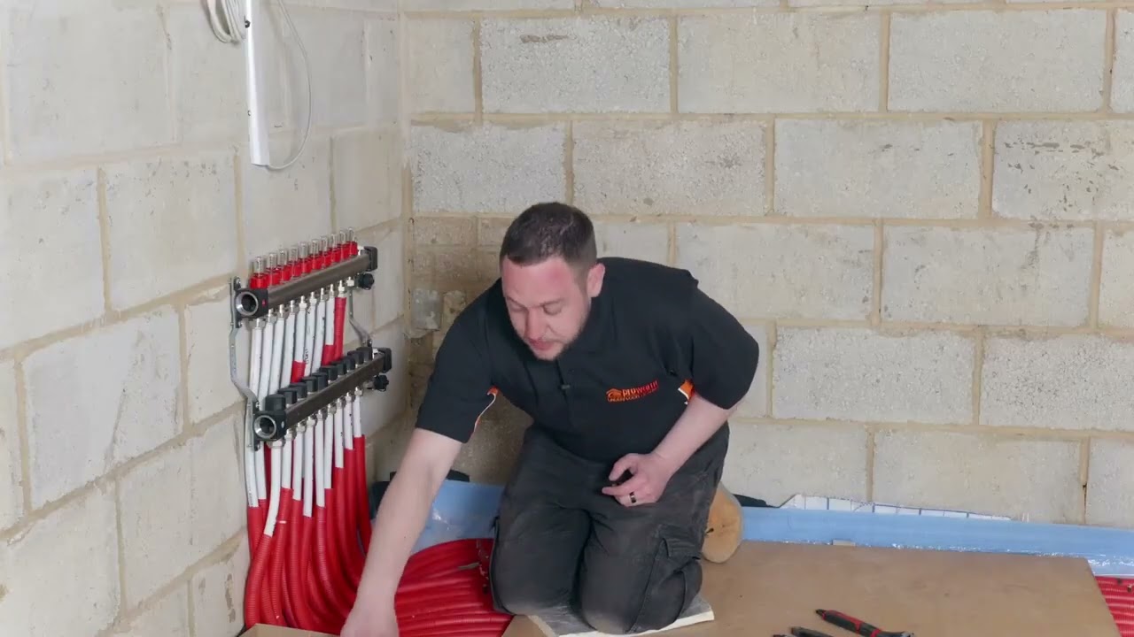 ProWarm Multi Zone Water Underfloor Heating Installation   Clip Rail & Staple System