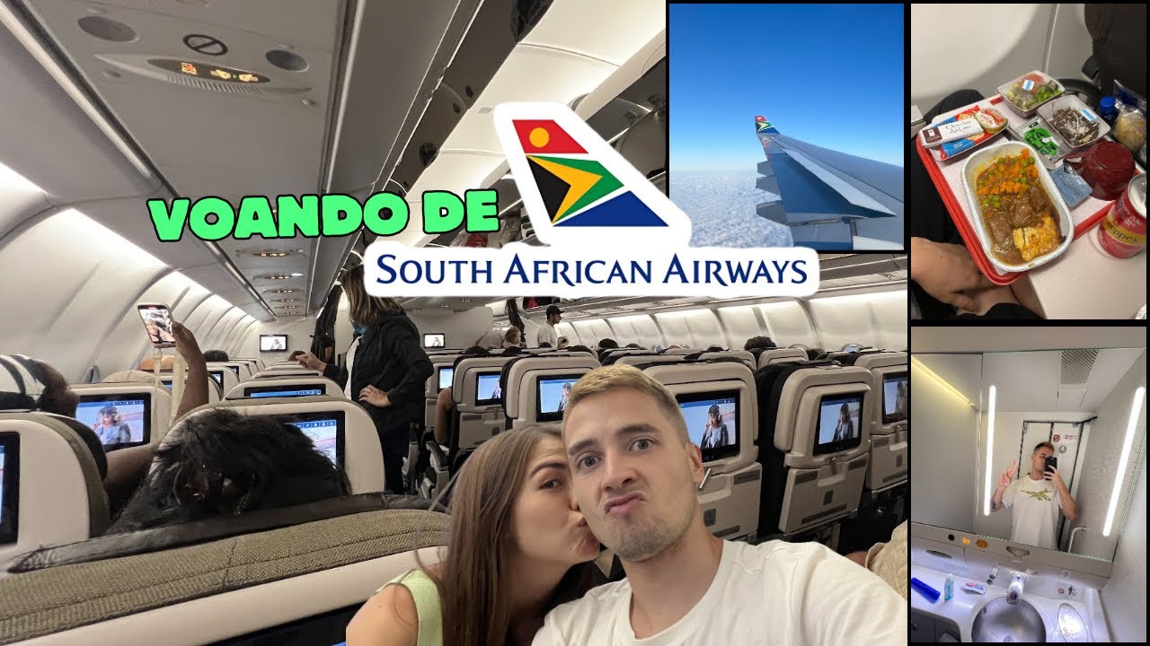 Como é Voar com a South African Aiways? - Voo direto do Brasil para a África do Sul 🇿🇦