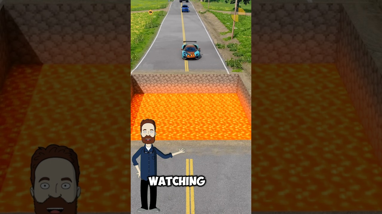 #carchallenge #drivesafe #epicfails #funnyshorts #roadobstacles #shortsfeed #speedtest #stuntcars