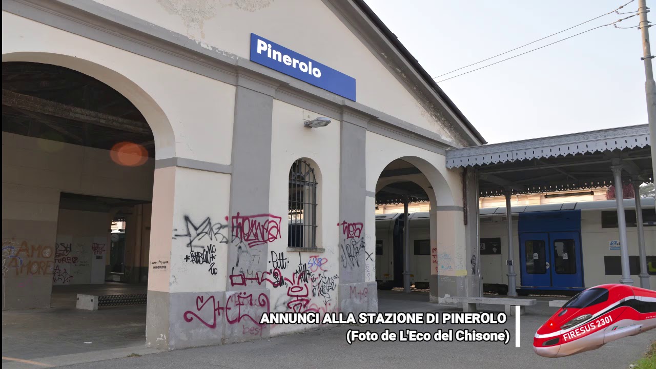 Annunci alla stazione di Pinerolo