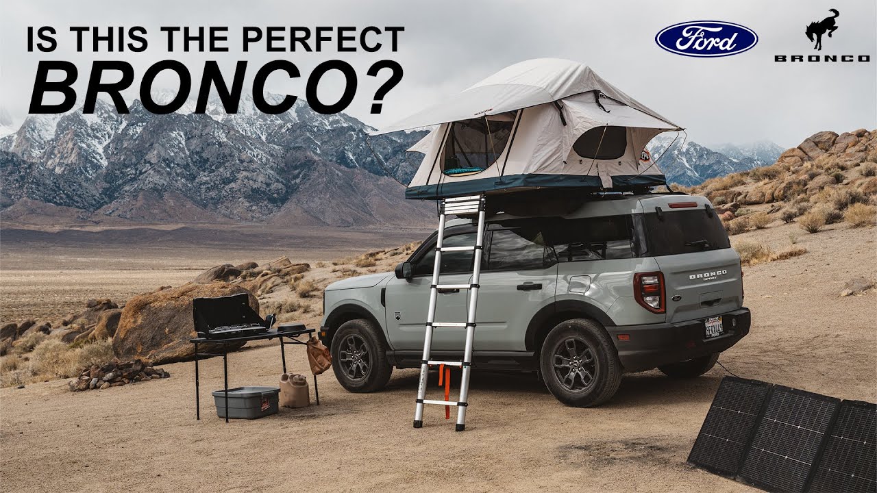 Camping in a Bronco Sport | My Full Overland Build Tour and Walkthrough