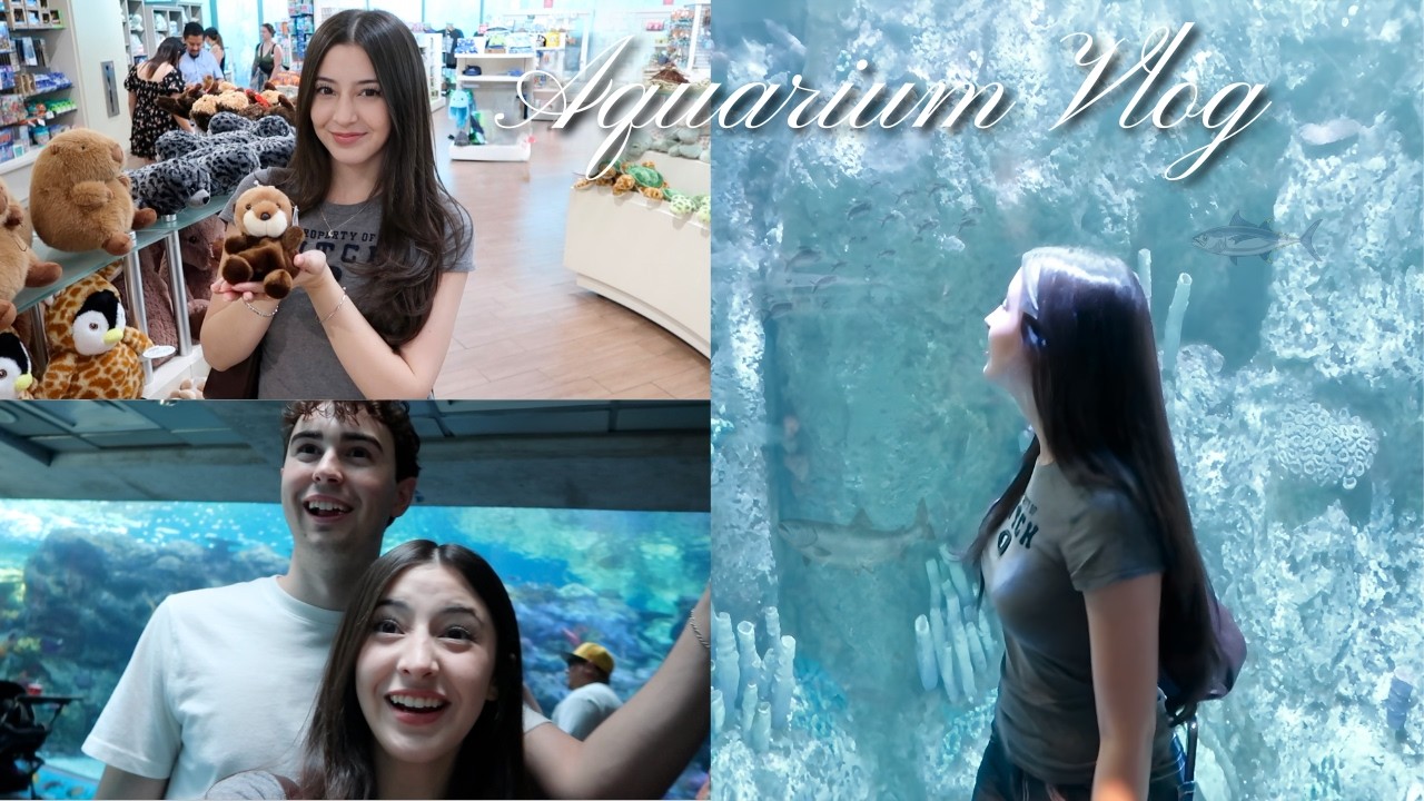 COME WITH US TO THE AQUARIUM🐠 | date vlog at aquarium of the pacific