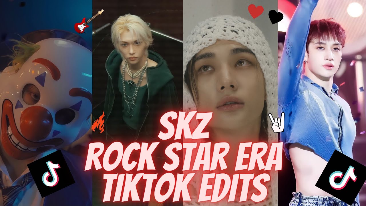 SKZ ROCK STAR ERA TIKTOK EDITS BC WE GABOJAGO! ❤️🖤