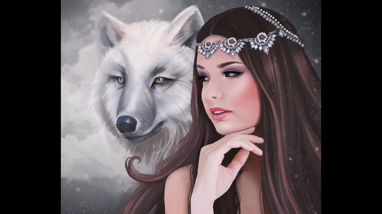 digital painting workflow in photoshop -Portrait //Andra Buicu