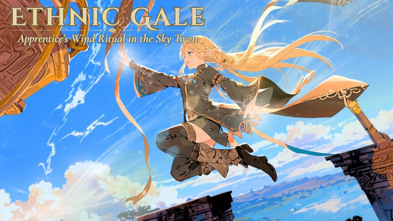 Peaceful Ethnic Fantasy BGM | Ethnic Gale | Apprentice&rsquo;s Wind Ritual in the Sky Town