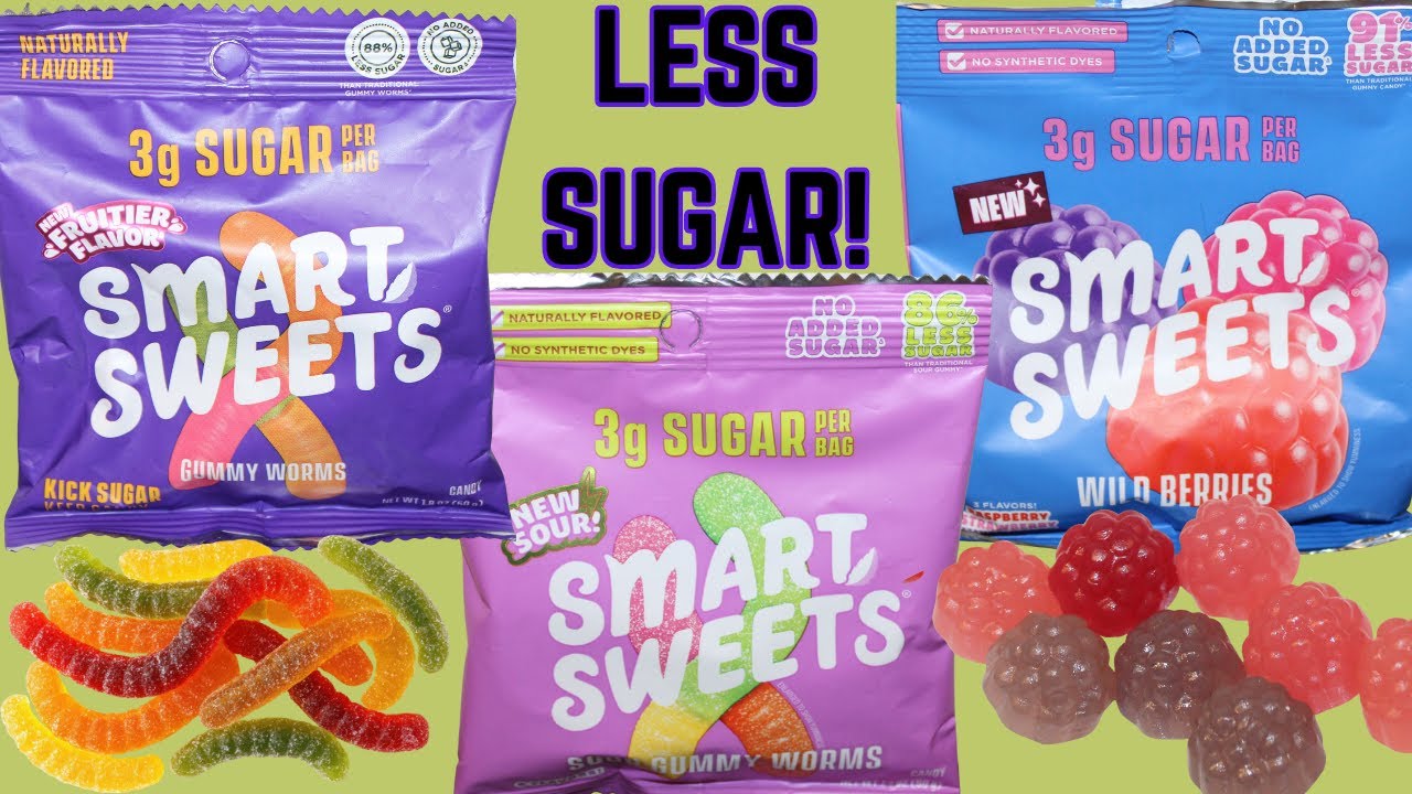 Smart Sweets: Fruitier Gummy Worms, Sour Gummy Worms & Wild Berries Review