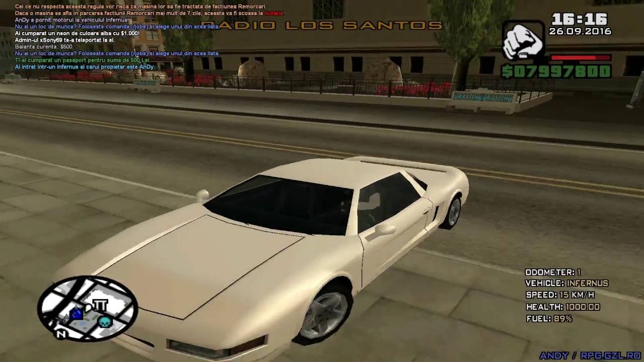 Prezentare Server samp | Masinile cu Neoane | UPDATE 29.09.2016