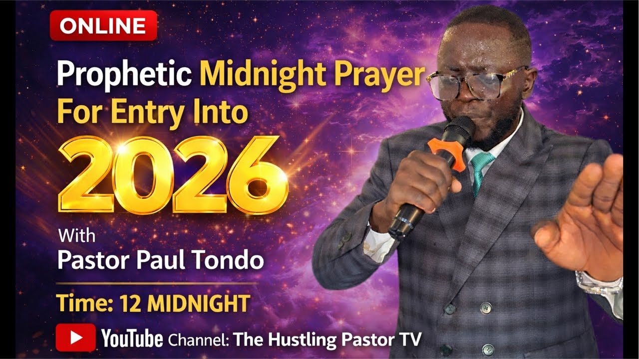 PROPHETIC MIDNIGHT PRAYER FOR ENTRY INTO 2026 || WITH PASTOR PAUL TONDO || DAY 2