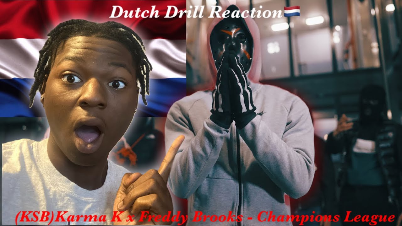 American Reaction to Dutch Drill (KSB) Karma K x Freddy Brooks - Champions League (Prod. Nuumbanine)