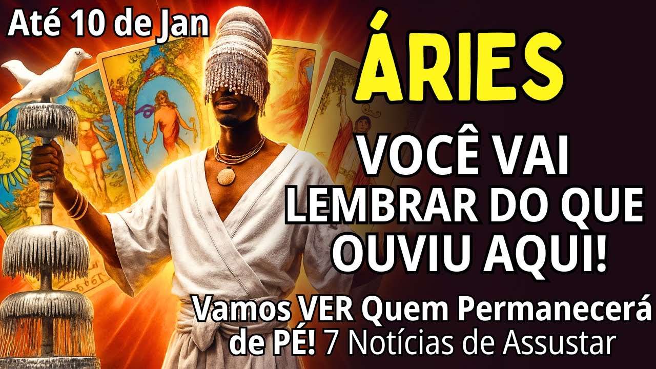 ÁRIES ♈ VOCÊ VAI LEMBRAR DO QUE OUVIU AQUI😱 6 NOTÍCIAS TE PEGAM DE SURPRESA! UMA DESPEDIDA ANUNCIADA