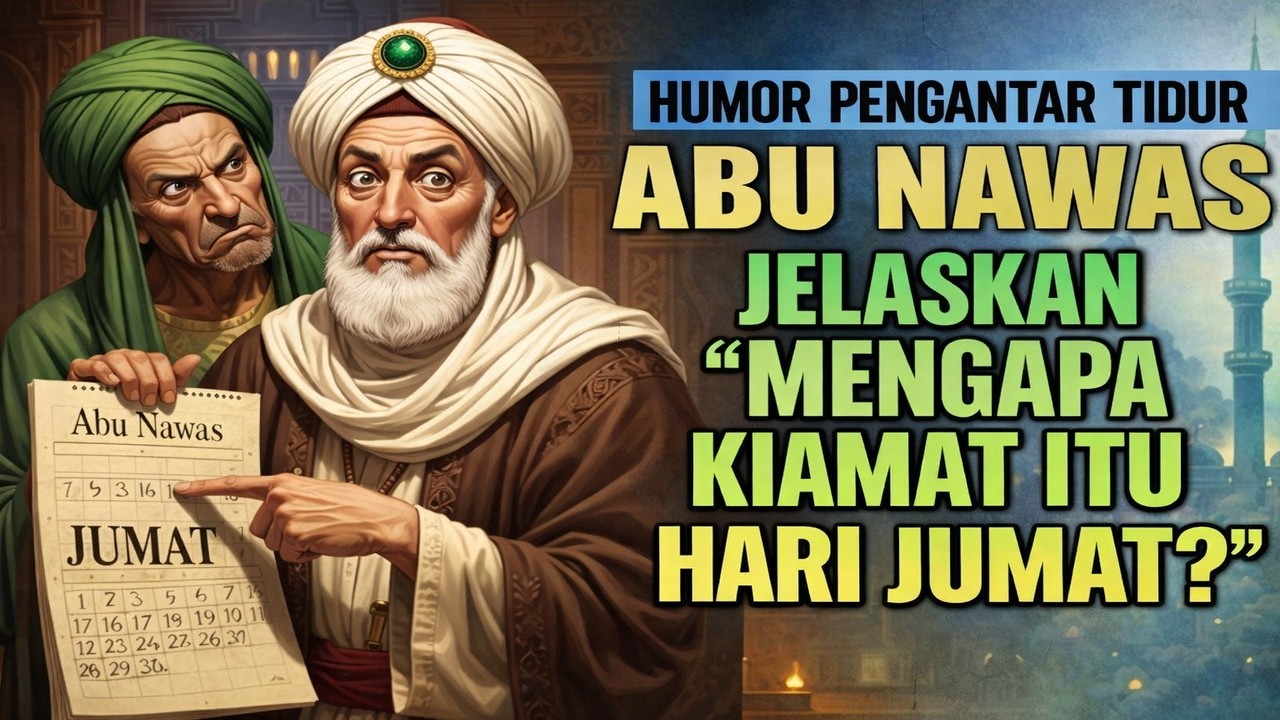 Abu Nawas Jelaskan Mengapa Kiamat Terjadi di Hari Jum'at, Buat Ulama Sombong Malu - KISAH LUCU NAWAS