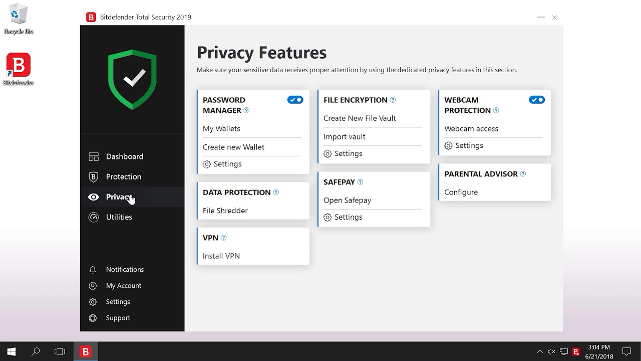 Bitdefender Total Security 2019 Review