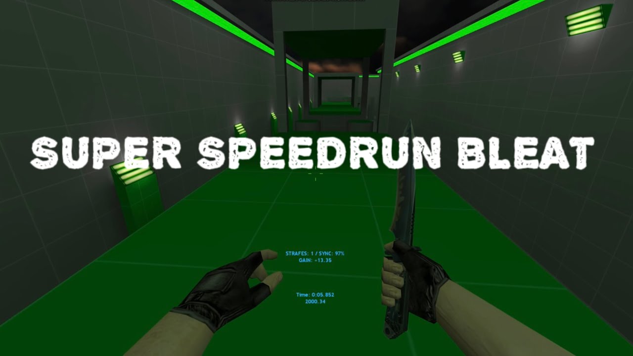 SUPER SPEEDRUN BLEAT :) #speedrun #counterstrike #cs #deathrun #youtube #video