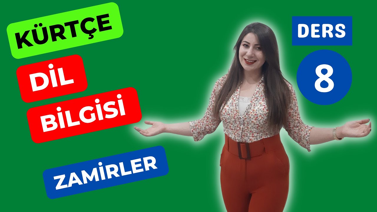 Kürtçe Dil Bilgisi Zamirler (CÎNAVK) ! Ders 8 #kürtçe #kurdî #kurmancî  #zamir #cînavk