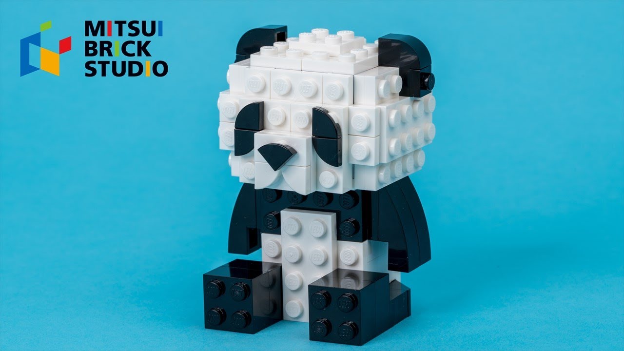 How to Build a Panda with LEGO Bricks