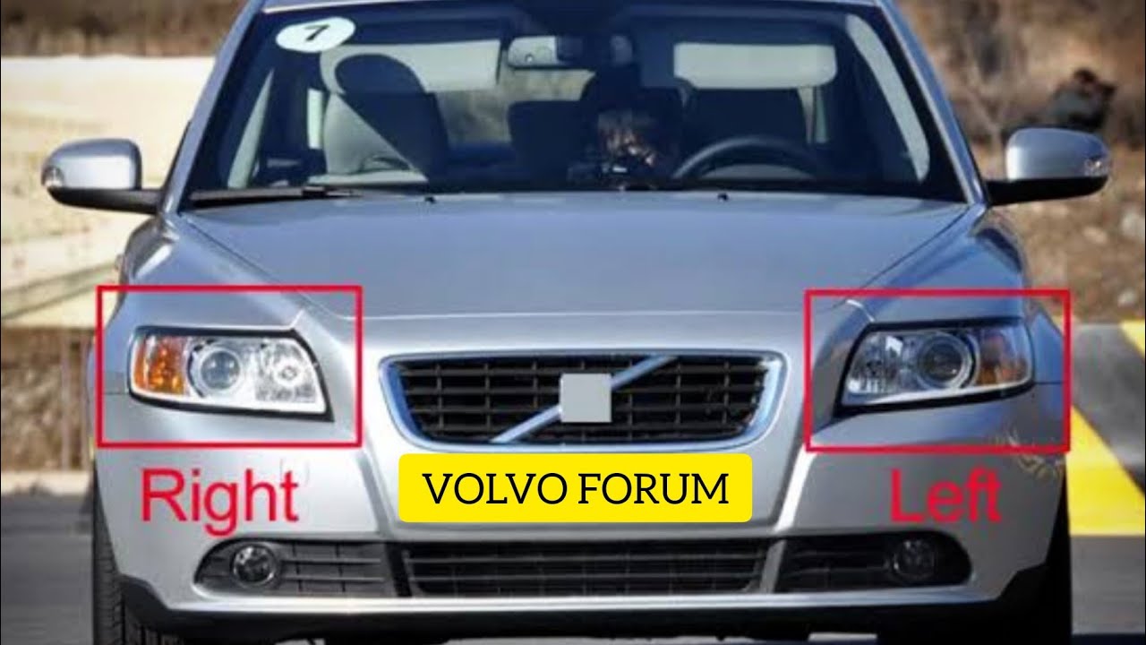 Volvo S40/V50 Far Camı Değişimi // Volvo S40 V50 Headlight glass change /// Volvo mercek temizliği