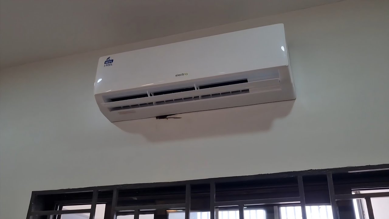 THE LIVING AREA AIRCON IS FINALLY DONE || BUILDING IN GHANA