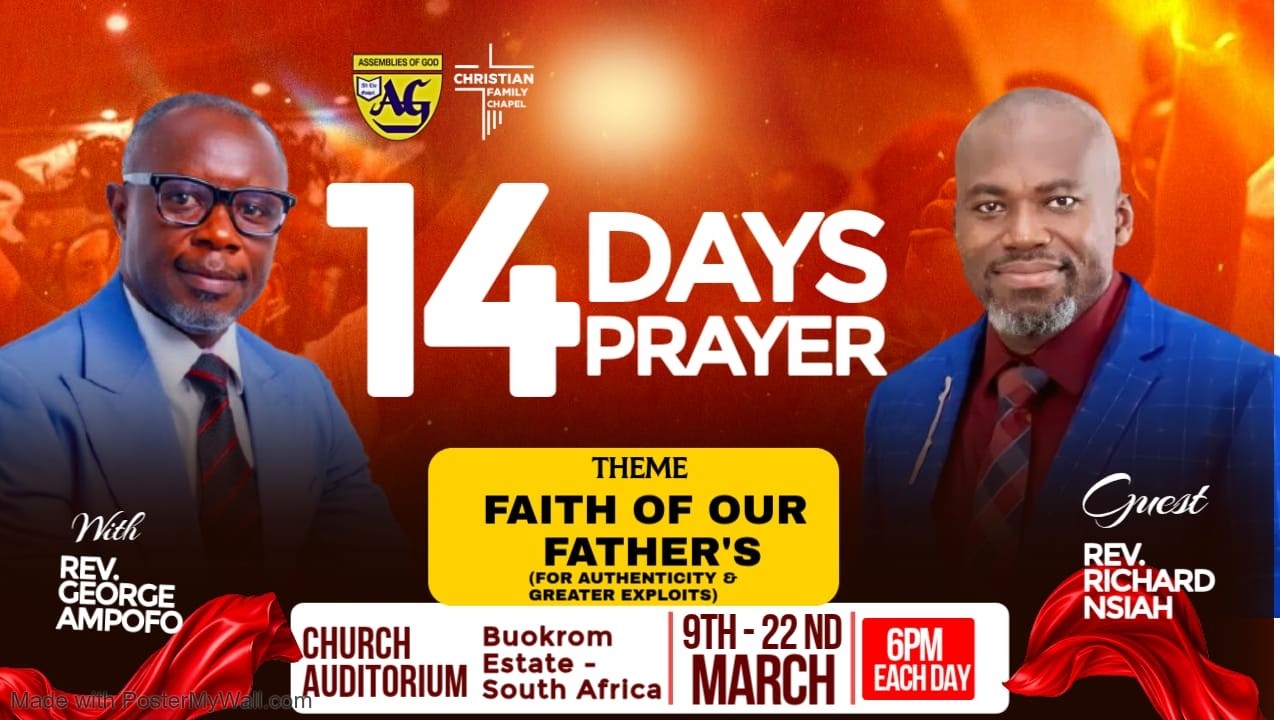 DAY NINE || 14 DAYS PRAYER CONVOCATION || PAS. GABRIEL AMISSAH DAVIS