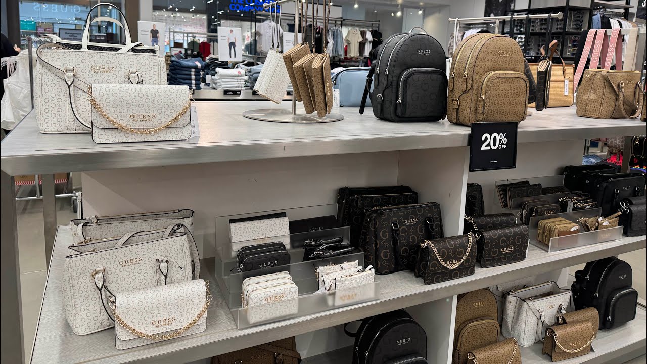 GUESS OUTLET 🇨🇦 SaLE UP TO 60%OFF ~WALLET ~SHOES ~BAG#fashion #shopping #trending #viralvideo