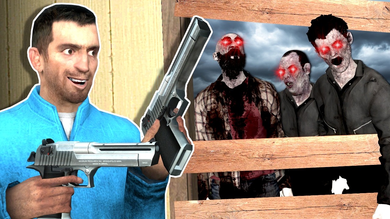 ZOMBIES SURROUND MY HOUSE! (Garry's Mod)