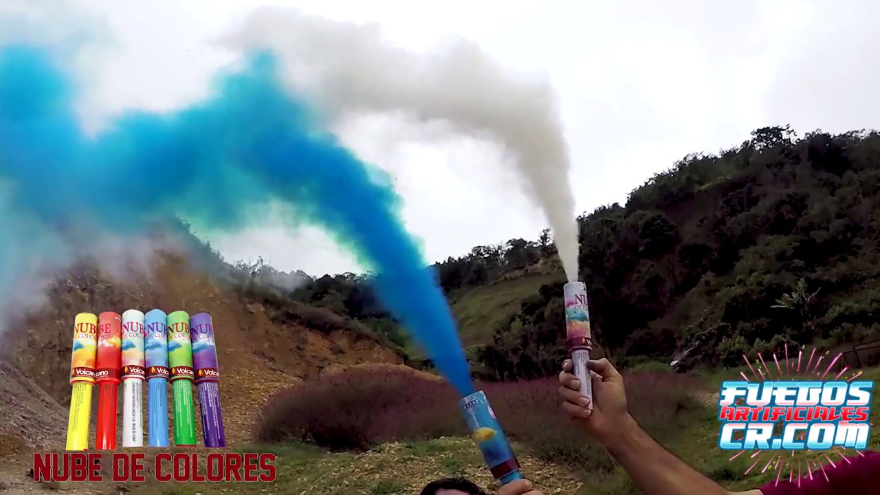 Bombas de Humo de Colores, Fuegos Artificiales CR