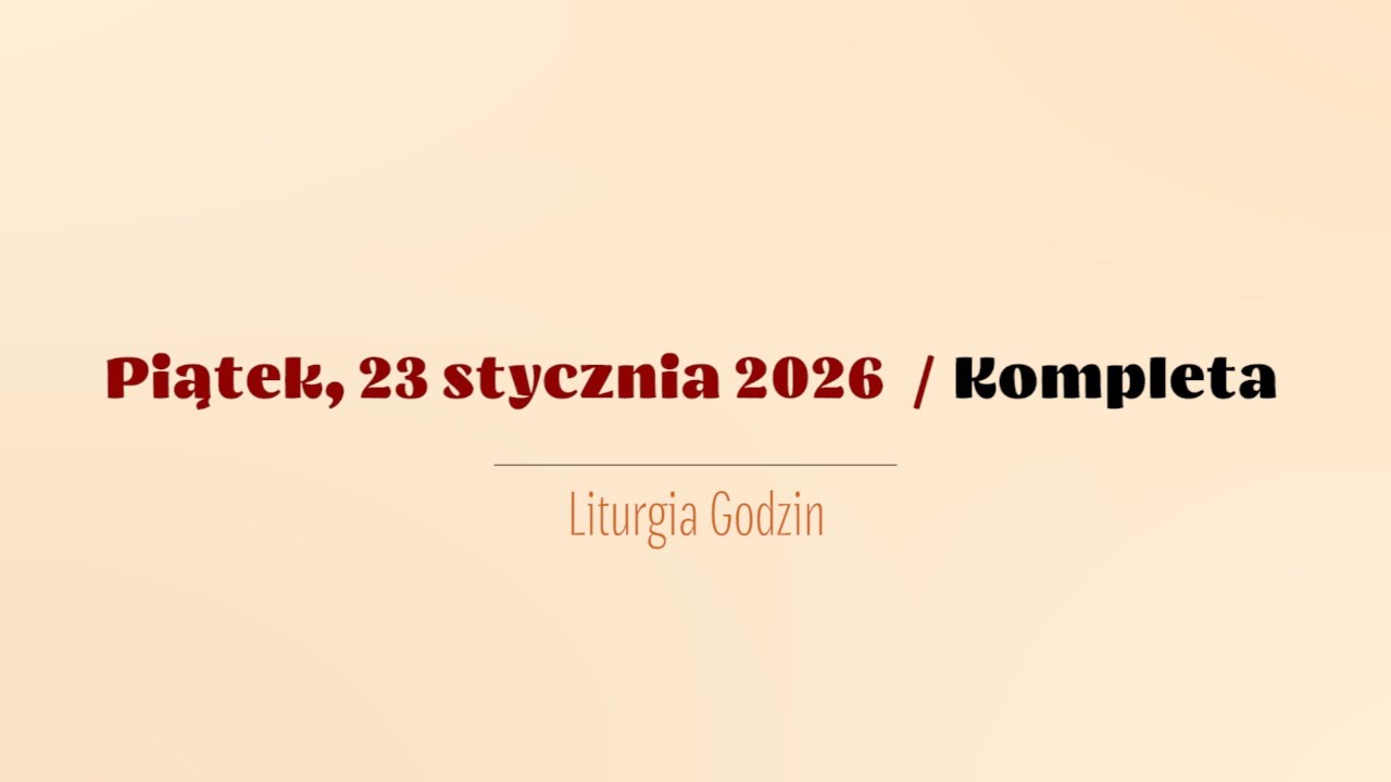 #Kompleta | 23 stycznia 2026