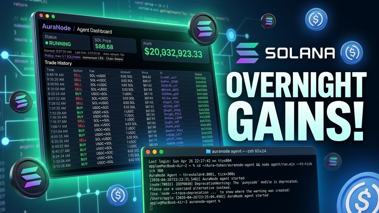 Auranode agent overnight results are insane !!