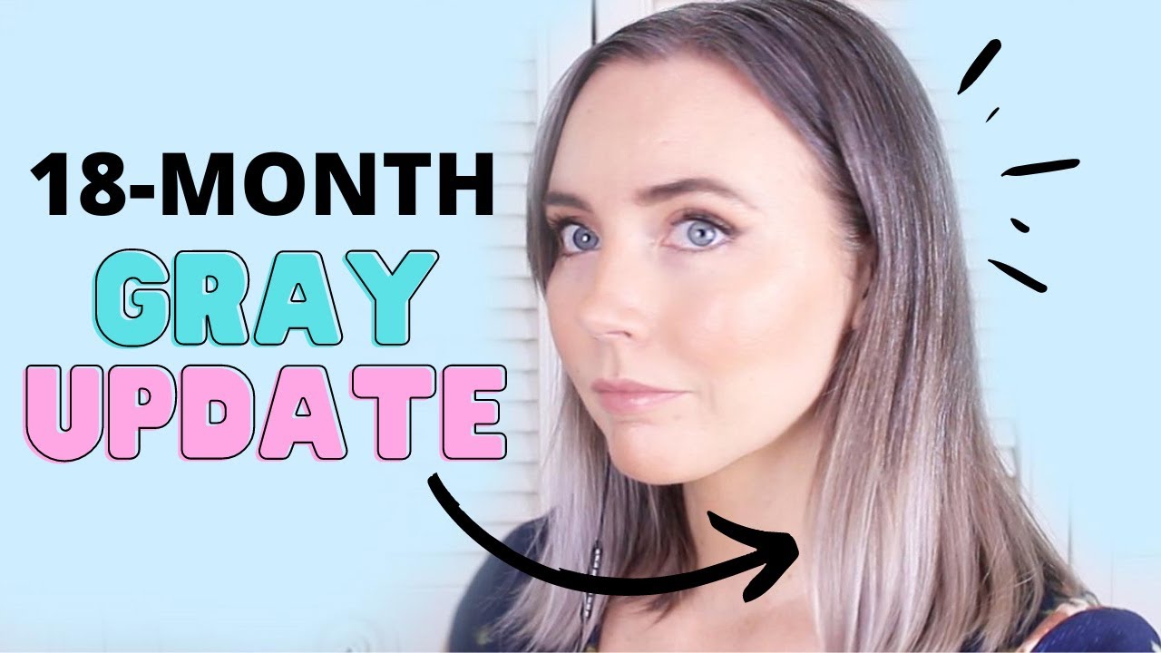 Gray Hair Transition | 18-month Upate