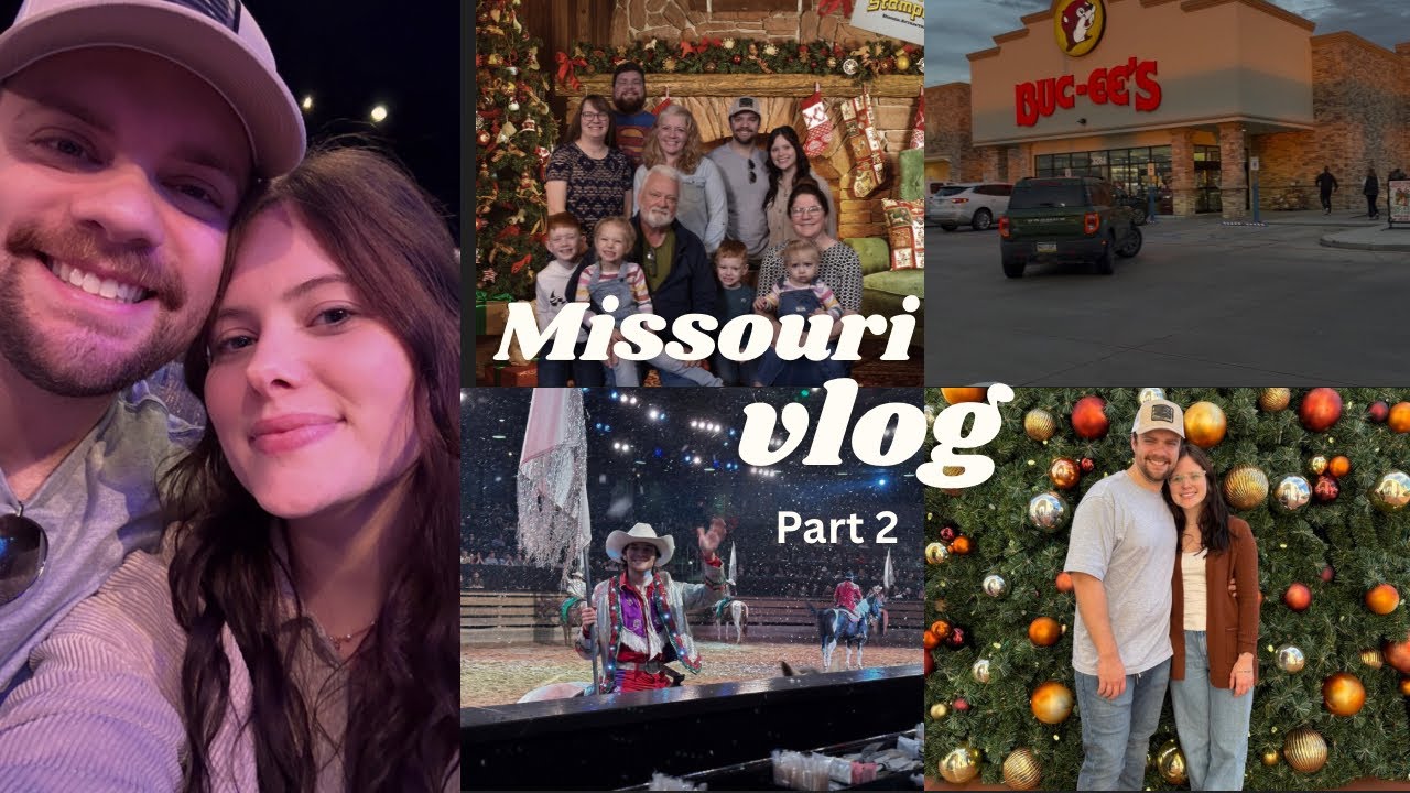 ASMR Christmas Family Vacation VLOG In Branson Missouri Part 2 🎄✨