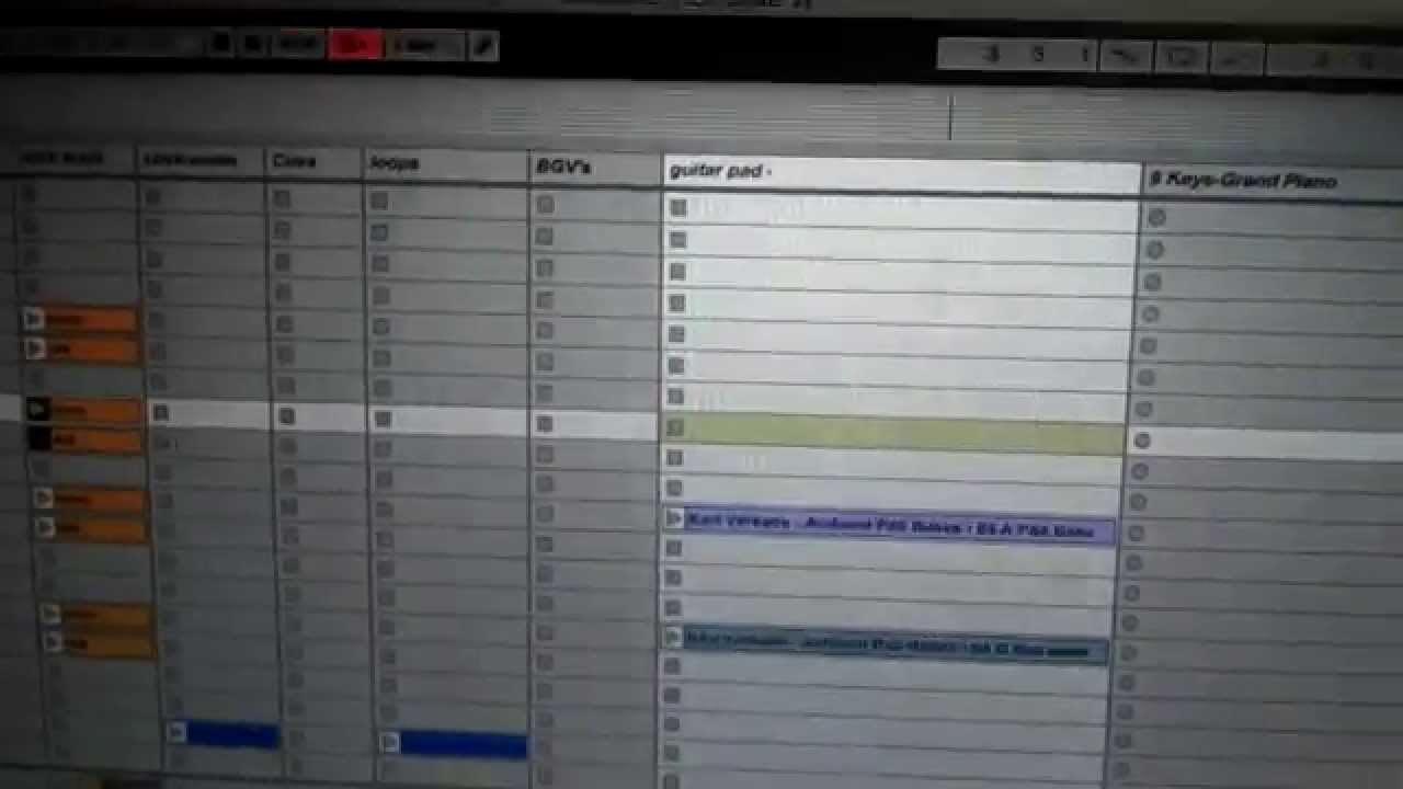 Setting midi triggers to start a scene in ableton