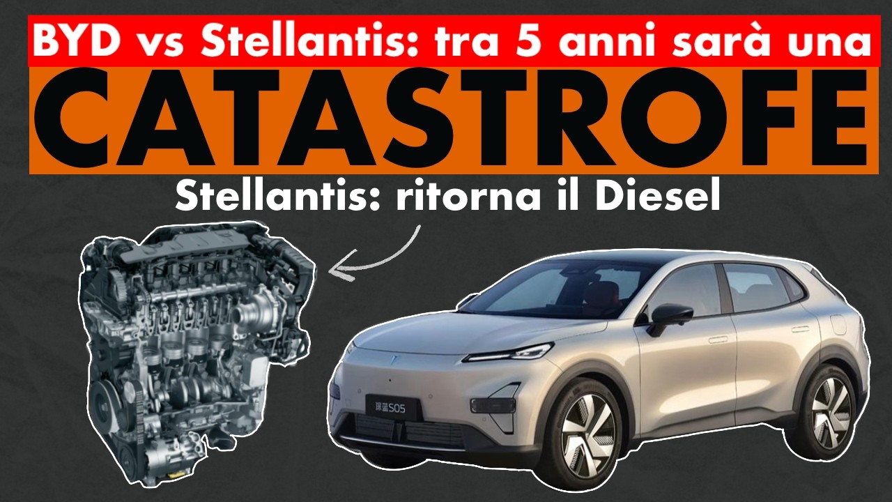 BYD avverte: “Entro 5 anni sarà una catastrofe” e Stellantis intanto rilancia il Diesel | NEWS EP.2
