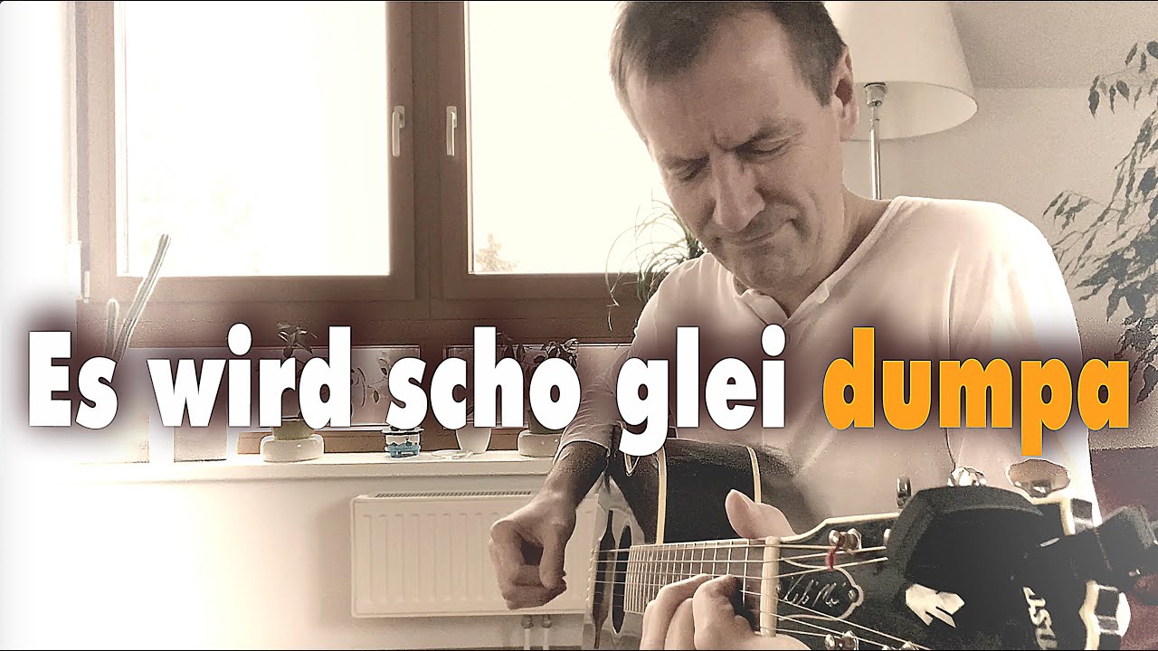 Es wird scho glei dumpa - Gitarre solo instrumental Cover